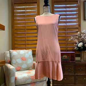 Theory pink silk dress
